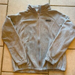 Columbia Light Gray Fleece Jacket